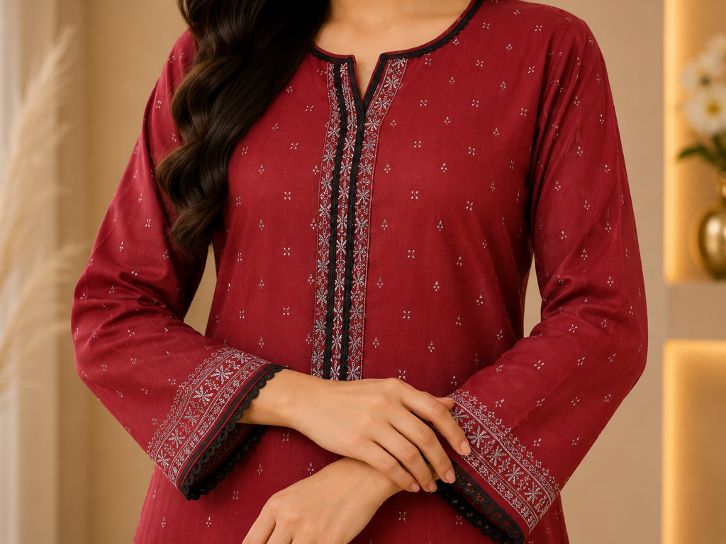Ruby Grace 2-Piece Printed Lawn Suit