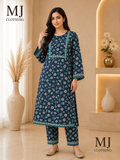 Midnight Daisy 2-Piece Printed Lawn Suit