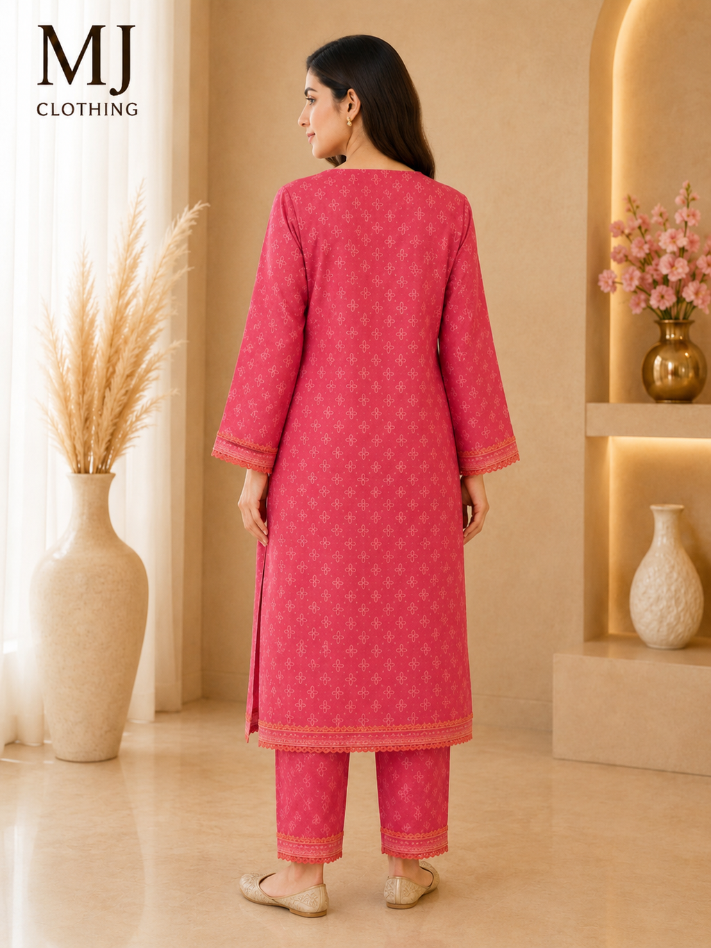 Pink Petal Luxe 2-Piece Suit 🌸 | MJ Clothing