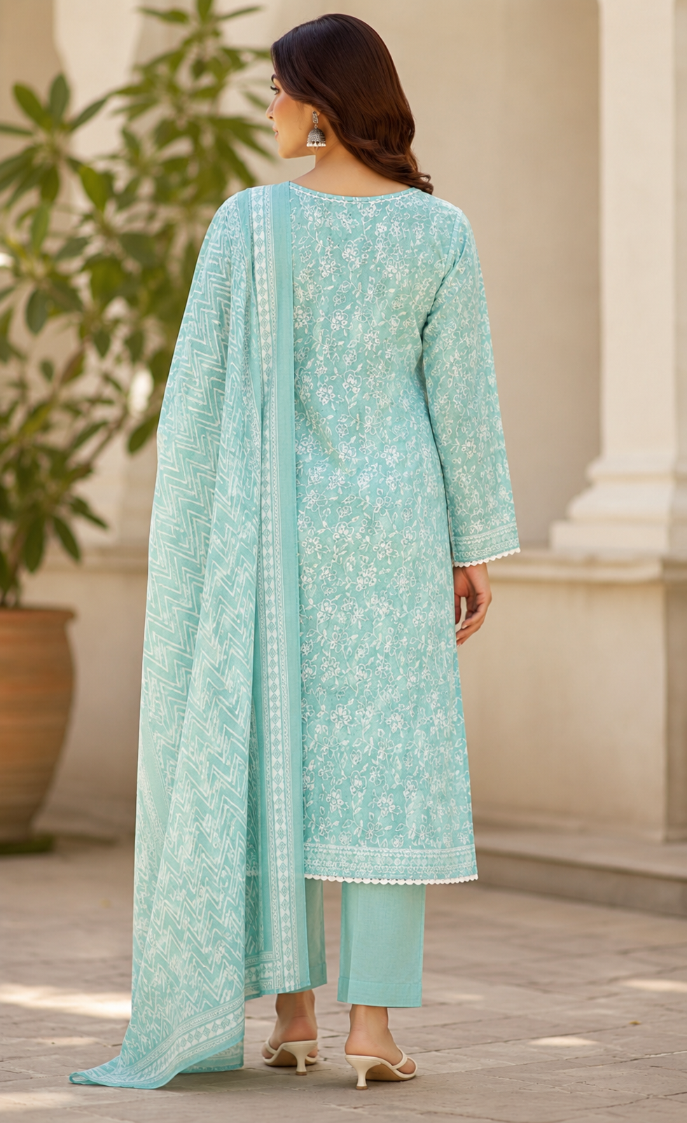 MJ Clothing – Mint Bloom 3 Piece Suit 💚